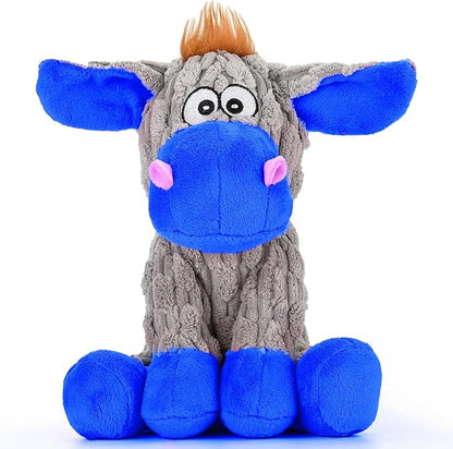 Squeaky Dog Toys, Plush Chew Toys for Dogs, Crinkle Interactive Squeaky Stuffed Dog Toy for Small Medium Large Breeds, Dog Toy to Keep Them Busy, Pet Toys for Dogs