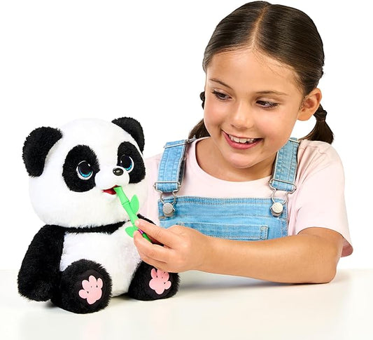 Little Live Pets My Baby Panda ChuChu Plush - Interactive Sounds, Feeding, Potty Dance - Ages 4+