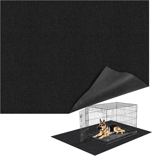 60" X 74" X 0.23'' Mat for Under Dog Crate Waterproof Non-Slip Kennel Mat to Protect Floors Extra Large Absorbs Urine Reusable Dog Playpen Mat