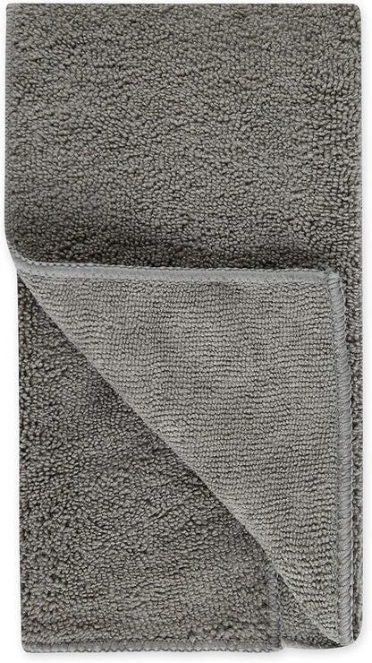 Bone Dry Pet Grooming, Embroidered Microfiber Towel Drying Collection, 15x30, Gray