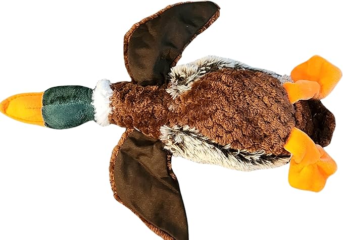 ME GUSTA SHOP Duck Dog Toy Squeak Toys | Mallard-Shaped | Shaped Pet Toys | Duck Dog Toys for Large Dogs | Mallard Dog Toy | Dog Chew Toys | Stuffed Toys Interactive Animal.