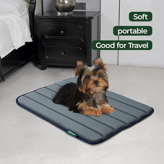 BALANCE Dog Crate Pad, Dog Foam Crate Mat Kennel Pad, Washable Water-Resistant Pet Bed Flat Dogs Cage Mat for Small Dogs