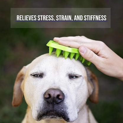 Pet Deshedding Brush for Short Long Hair Dogs and Cats - Massaging Comb for Grooming and Knot Release