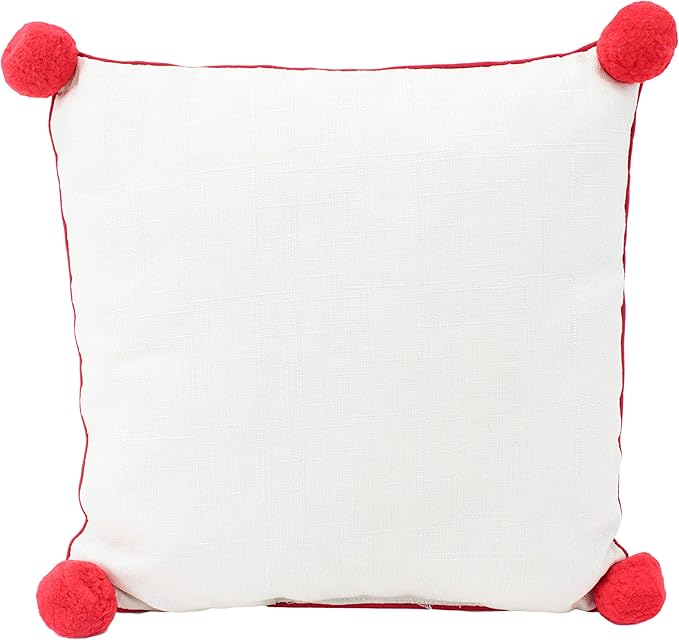 DanDee Rudolph The Red-Nosed Reindeer | 14" Officially Licensed & Collectible Decorative Pillow | Clarice, White