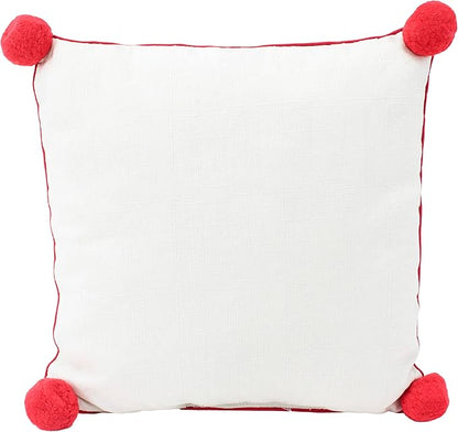 DanDee Rudolph The Red-Nosed Reindeer | 14" Officially Licensed & Collectible Decorative Pillow | Clarice, White