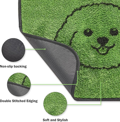 Qeils Reusable Puppy Pads, Washable Pee Pads for Dogs 2 Pack Durable Absorbent Leakproof Dog Training Pads for Home or Travel, Non-Slip Wee Wee Pads Potty Pads 48"x48"