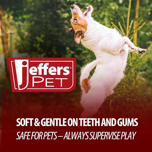 Jeffers Pet Plush Dog Toy with Squeaker, Fleecy Lamb 5"– Soft Plush Interactive Puppy Toy for Chewing, Fetch, Indoor Outdoor Play for Small Medium Dogs, Machine Washable, Perfect