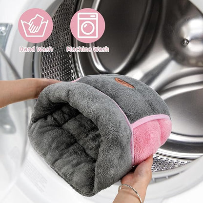 YUEPET 2 Pack Guinea Pig Hideout Portable Guinea Pig Pocket Bedding Cozy Cuddle Sack Snuggle Bag Bunny Bed for Small Animals Hamster Ferret Hedgehog Chinchilla Rabbit Cage Accessories (Grey+Green)