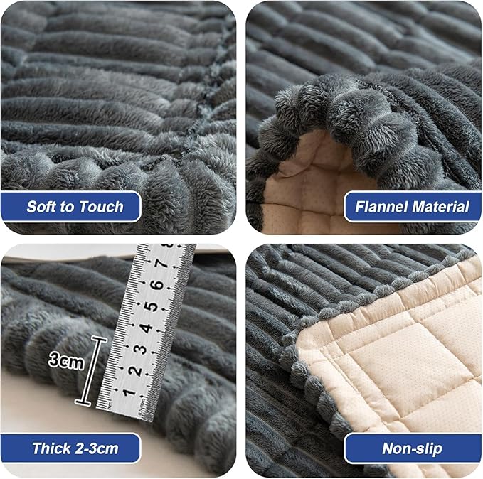 LiveGo Pet Couch Cover Dogs Washable Non-Slip Couch Protector Pet Friendly Dog Mat for Couches and Sofas