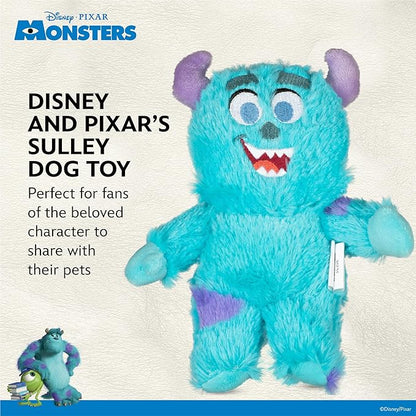 Disney for Pets Pixar’s Sulley Plush Dog Toy 6in Pixar Dog Toys | Plush Toy for Dogs Inspired by Sulley from Pixar’s Monsters, Inc. with Squeaker