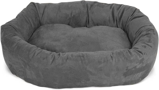 Majestic Pet Villa 40 Inch Shredded Memory Foam Dog Bed for Large Sized Dog 40x29x9 Inch–Orthopedic Pet Bed with Removable Washable Cover-Washable Large Puppy Mat with Head Support-Fern