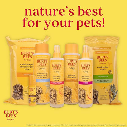Burt's Bees for Pets Nose and Paw Balm with Beeswax & Cocoa Butter, 100% Natural Origin Dog Paw Pad Balm for Dry Cracked Paws & Noses, pH Balanced, Paraben & Sulfate Free, Made in the USA, 0.45 Oz