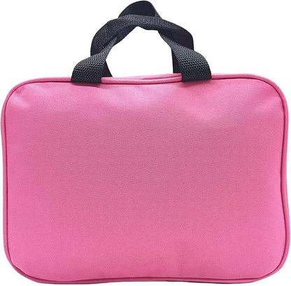 First Aid Bag Empty Emergency Medical Pouch First Responder Storage Compact Survival Medicine Bags for Sport Outdoors Car Office Pet Dog Cat (Pink QZ)