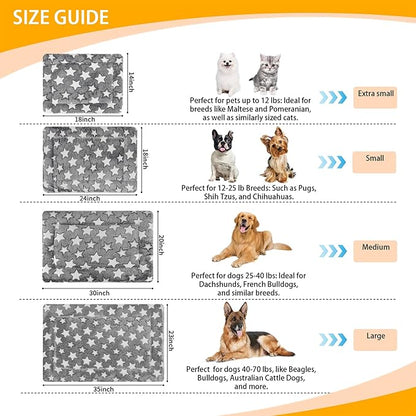 Dog Bed Mat - Reversible Dog Crate Bed Mats, Soft & Breathable Kennel Pad, Durable Crate Bed for Small Medium Large Dogs & Cats