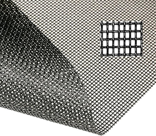 Tooltriz Pet Proof Window Screen Replacement, 48“ x 100" Upgraded Thicken Charcoal Fiberglass Mesh for Sliding Pet Screen Door Repair Kit - Screen Door Protector for Dogs Patio Screen mesh