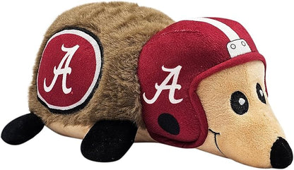 NCAA Alabama Crimson Tide Plush Hedgehog Toy for Dogs & Cats, Cool Soft Pet Toy for Fun and Interactive Play, Dog Chew Toy with Squeaker, Licensed Hot Pet Toy