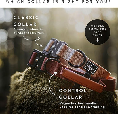 Made to ROAM Premium Dog Collar - Adjustable Heavy Duty Nylon Collar with Quick-Release Metal Buckle (Utah Glow, Classic Size 1)
