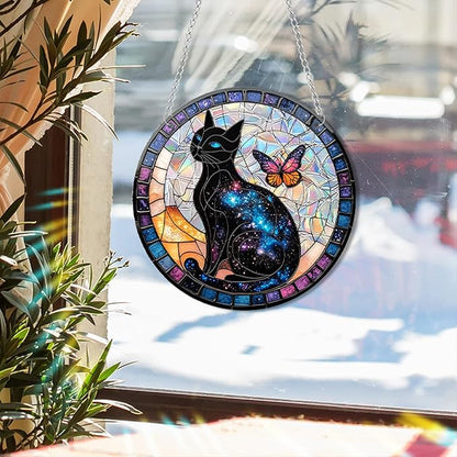 Sun Catchers Indoor Window, Acrylic Rainbow Suncatcher Window Hanging Decoration for Living Room Bedroom Summer Home Balcony Ornaments Decoration