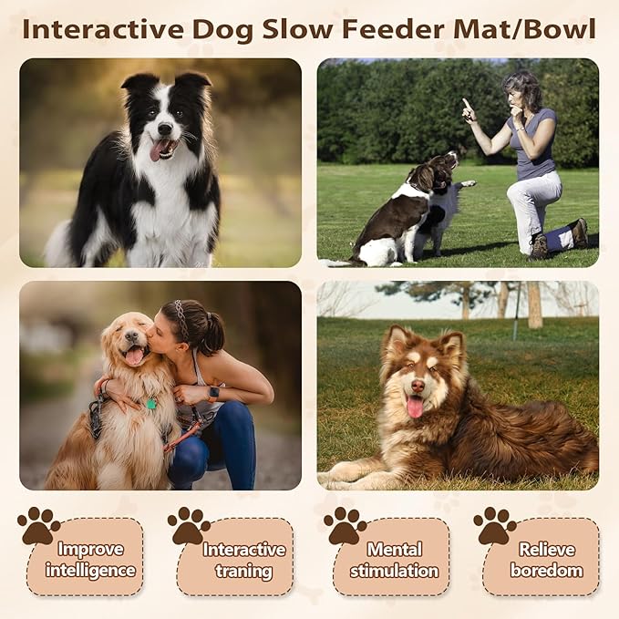 Snuffle Mat for Dogs Interactive Puzzle Feeder for Cognitive Mental Stimulation Anti Boredom Dog Toys for Puppy Games Enrichment Toy & Cat Activity Rug Indoor Outdoor