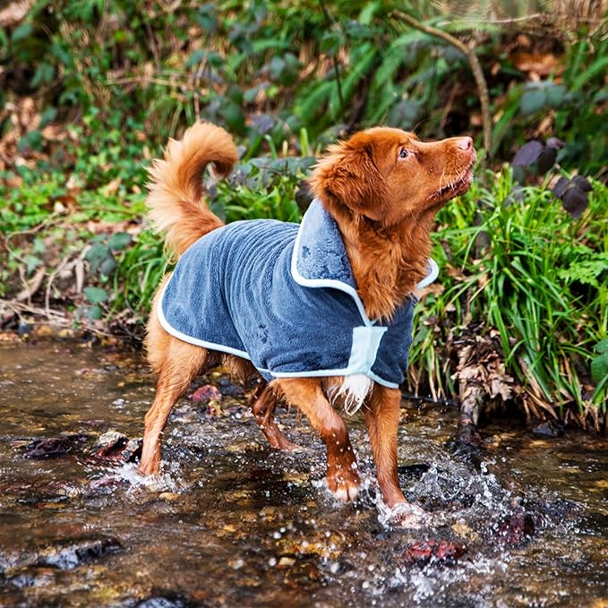Henry Wag Microfibre Dog Drying Coat 45cm