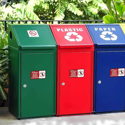 2PCS Please Do Not Dispose Poop Bags in This Trash Bin Stickers, Self-Adhesive Weatherproof Do not Throw Dog Poop Bag in The Trash Sign, Trash Can Stickers for House，Yard，Restaurant（7.9" x 4.3"）