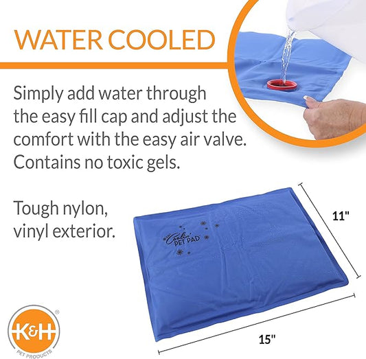 K&H Pet Products Coolin' Pet Pad Blue Small 11 X 15 Inches