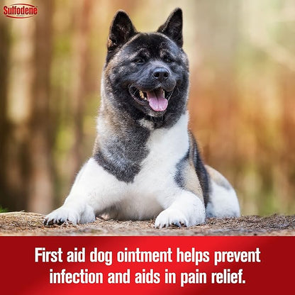 Sulfodene Dog Wound Care 3-Way Ointment, Relieves Pain & Prevents Infection for Dog Cuts, Scrapes, Bites and Injuries, 2 Ounce (Pack of 2)
