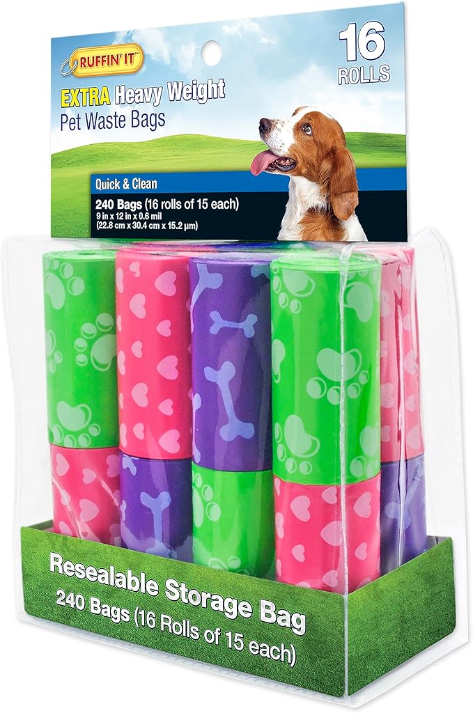 Rhode Island Textile 19350 240 Count Assortment Dog Waste Bag