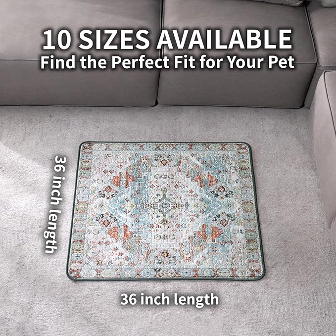 Washable Pee Pads for Dogs, Reusable Puppy Potty Training Pads, Ultra-Absorbent Thick Waterproof Leak-Proof Non-Slip Pads & Mat for Crate, Playpen, Floor, Whelping & Housebreaking , 2 Pack 24"x36"