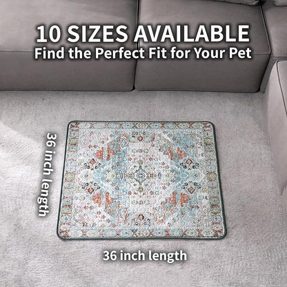 Washable Pee Pads for Dogs, Reusable Puppy Potty Training Pads, Ultra-Absorbent Thick Waterproof Leak-Proof Non-Slip Pads & Mat for Crate, Playpen, Floor, Whelping & Housebreaking , 2 Pack 24"x36"