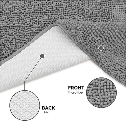 Bcoimo Super Absorbent Dog Door Mat, 60"*24" Anti Slip Mat for Muddy Paws, Pet Rugs for Dirty Paws Washable That Absorbs Moisture and Dirt, for Dog Cage and Pet Resting Carpet