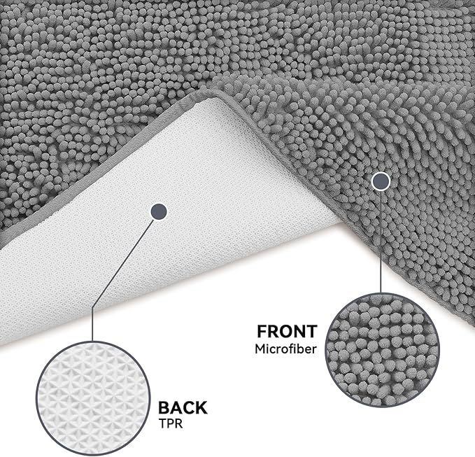 Bcoimo Super Absorbent Dog Door Mat, 30"*20" Anti Slip Mat for Muddy Paws, Pet Rugs for Dirty Paws Washable That Absorbs Moisture and Dirt, for Dog Cage and Pet Resting Carpet