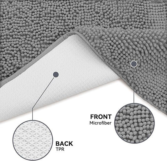 Bcoimo Super Absorbent Dog Door Mat, 30"*20" Anti Slip Mat for Muddy Paws, Pet Rugs for Dirty Paws Washable That Absorbs Moisture and Dirt, for Dog Cage and Pet Resting Carpet