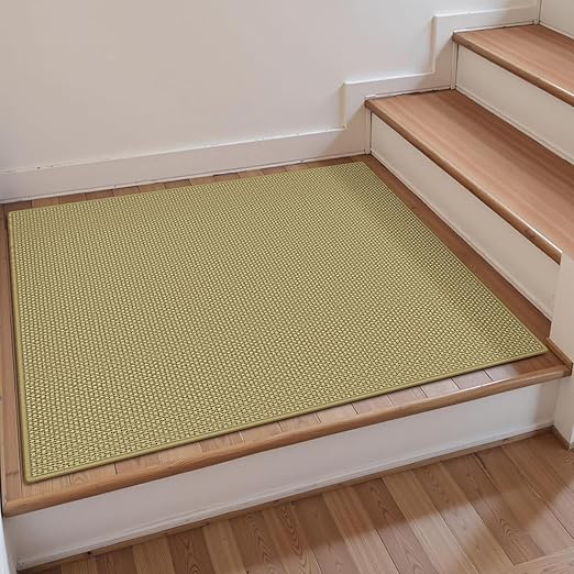 Stair Treads for Wooden Steps, Non-Slip Stair Runner Indoor Outdoor Stair Tread Mats Covers Pads, 31" x 31"Matching Staircase Step Runner for Elders, Kids and Dogs (31" X 31")