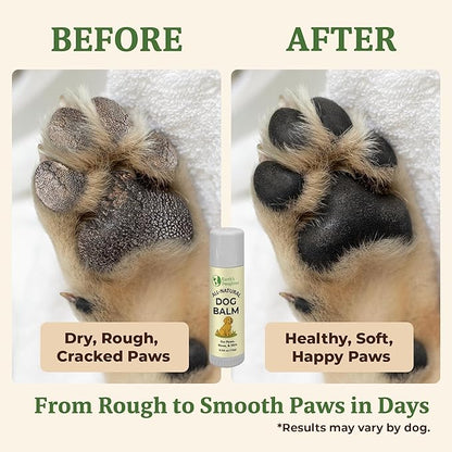 Earth’s Daughter Dog Paw Balm Big 0.56 oz – Organic Paw & Nose Protector with Beeswax, Coconut & Calendula – Itch Relief & Natural Skin Care for Dogs & Puppies – Travel Essential