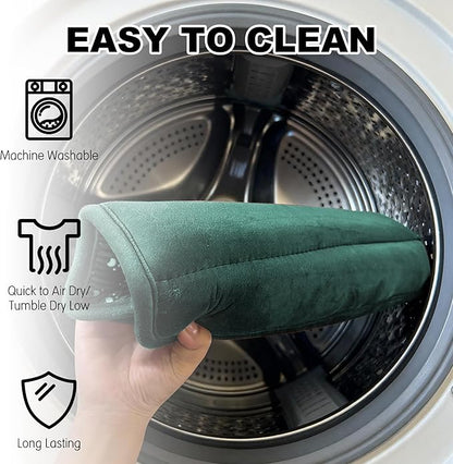 Dog Crate Pad, Ultra Soft & Anti-Slip Kennel Mat, Secure Fit for Metal Crates & Dog Cages, Washable Cozy Bed for Small Medium Large Dogs (Green, L(34"*20"*1.5"))