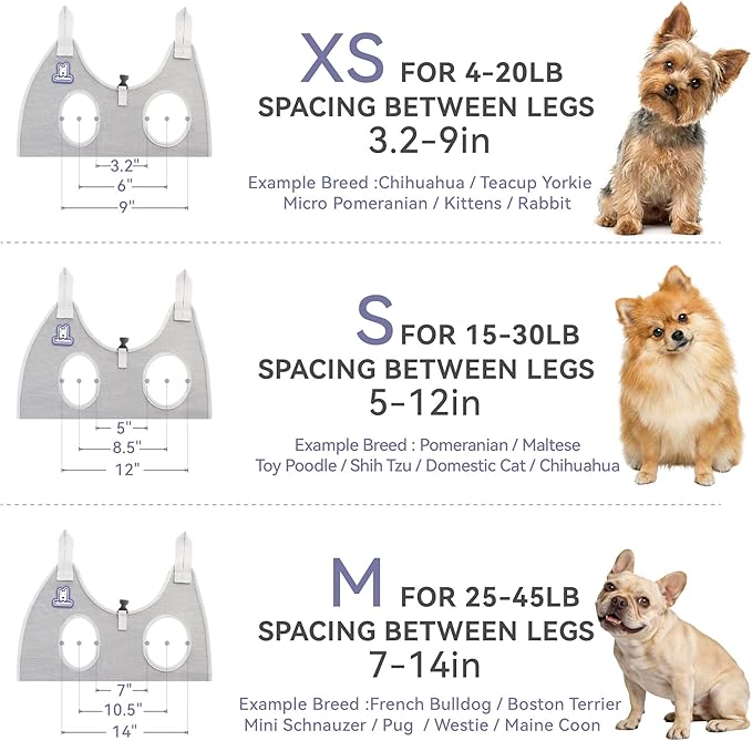 Dog Grooming Hammock Harness for Dogs & Cats with Pet Nail Clipper Trimmer - Cat Hanger Sling for Trimming Clipping Nails- Dog Hammock Restraint Bag for Small Medium Large pet （ Purple S）
