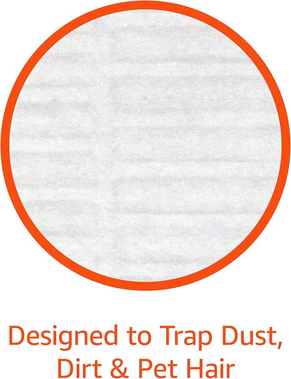Amazon Basics Dry Floor Cloths | Clean Dust & Dirt | Pet Hair Removal | 64 Count | Pack of 2