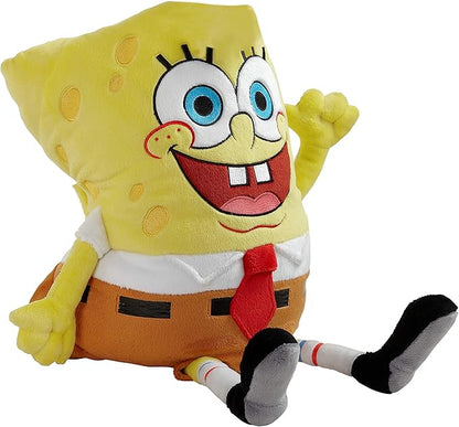 Pillow Pets 16 inch Spongebob Squarepants Stuffed Animal, Nickelodeon Plush Toy Gift for Kids