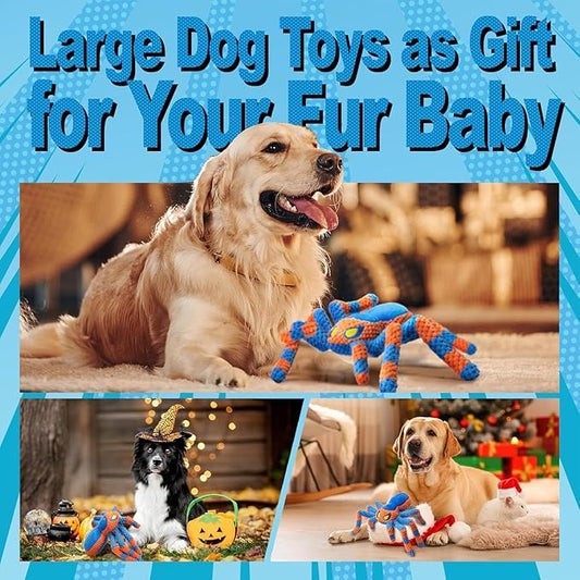 LEGEND SANDY Squeaky Dog Toys- Plush Dog Toys with Soft Fabric for Small, Medium, and Large Dogs Daily Companionship, Training Reward Gift