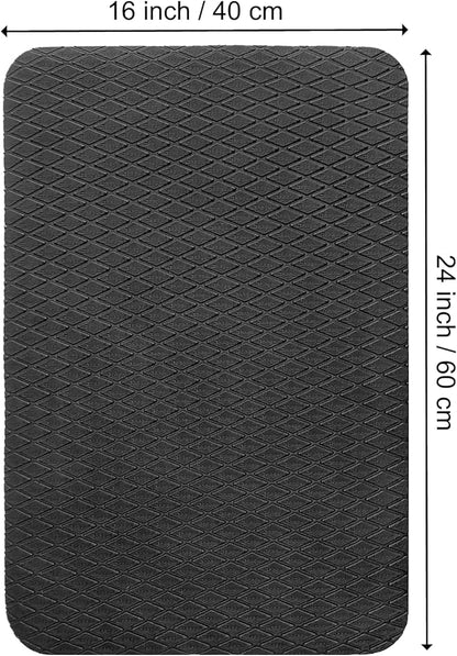 Seagull Multipurpose Foam Rubber Pet Grooming Table Mat 16 x 24 Inch Dog Grooming Mat for Table Cat Grooming Mat Dog Bath Mat Pet Vet Mat Non Slip Soft Waterproof Anthracite