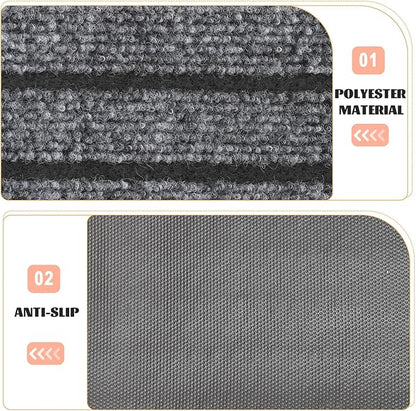 Outdoor Rug Indoor Outdoor Rugs Tread Stair Carpet Non-Skid Safety Rug Wood Steps Indoor Runners Dogs Cats Stair Rugs Keep Elders and Pets Safe Stair Treads Door Mats Outdoor