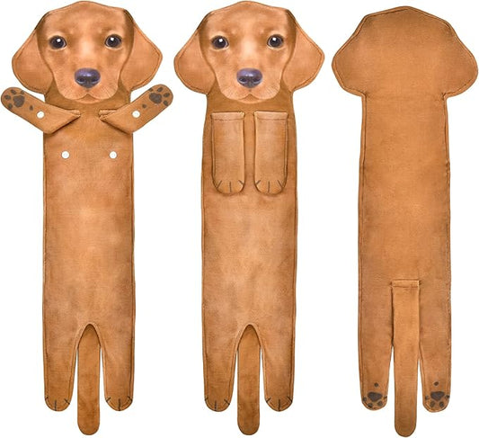 AGRIMONY Funny Dachshund Dog Hand Towels for Kitchen Bathroom - Dog Mom Dad Gifts for Women Men Teens Kids-Easter Mothers Fathers Days Valentines Housewarming Birthday Gifts for Animal Lovers
