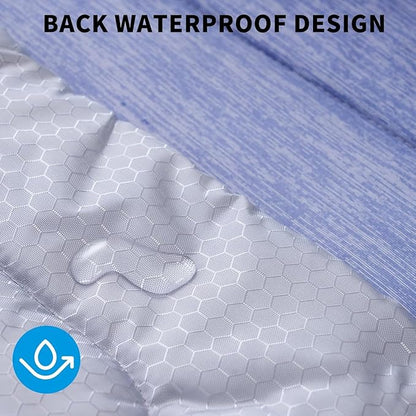 MARUNDA Dog Cooling Mat, Q-MAX>0.45 Premium Self-Cooling Pad for Large Dog Indoor Portable Kennel Puppy Bed for Couch Summer Crate Cooling Pad for Dog. Keep Your Pet Cool (X-Large - 43.5 x 31.5 Inch)