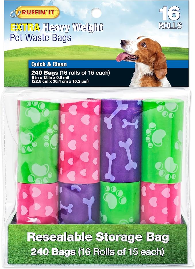 Rhode Island Textile 19350 240 Count Assortment Dog Waste Bag
