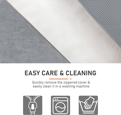 Dog Stairs for Small Dogs, High Density Foam Dog Ramp, Extra Wide Non-Slip Pet Steps for High Beds Or Couch, Soft Foam Doggie Ladder for Dogs Injured, Older Pets, Small Cats