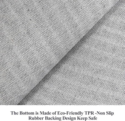 Washable 2x8 Hallway Runner Rug: Vintage 8ft Water-Resistant Soft Runner Rug for Entryway Kitchen Non Slip Low Pile Carpet for Living Room Bedroom Thin Floor Mat for Bathroom Dining Room(Grey,2x8)