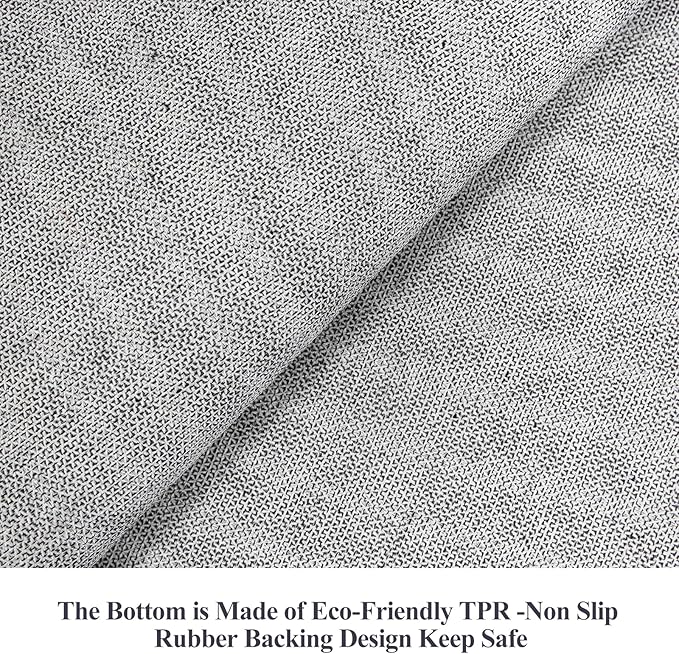 2x5 Washable Kitchen Area Rug: Oriental Stain Resistant Sink Stove Rug Farmhouse Soft Low-Pile Carpet for Entryway Bathroom Thin Laundry Room Living Room Floor Mat with Non Slip Backing (2x5,Grey)
