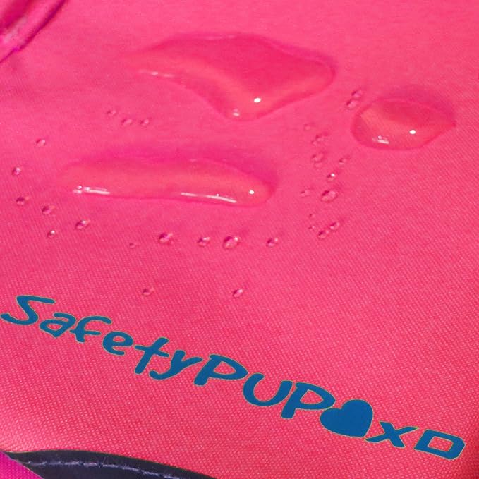 SafetyPUP XD Dog Reflective Vest – Hi-Vis Fluorescent Visibility That Helps to Safeguard Your Pet On/Off Leash in Urban & Rural Areas (Pink, X-Large)
