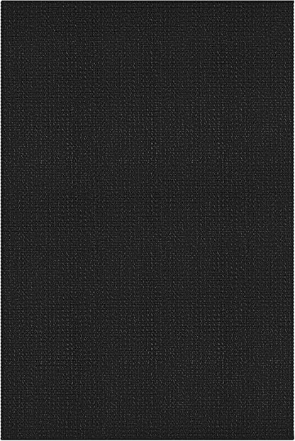 KOZYFLY Runners for Hallways 2x5 ft Washable Kitchen Runner Non Slip Rubber Backed Hall Runners Cotton Entryway Runner Rugs Floor Carpet for Indoor Backdoor Bedroom Kitchen, Black/Dark Grey
